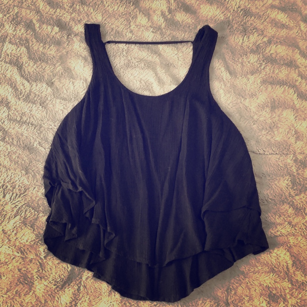 Target Dip Back Crop-Top